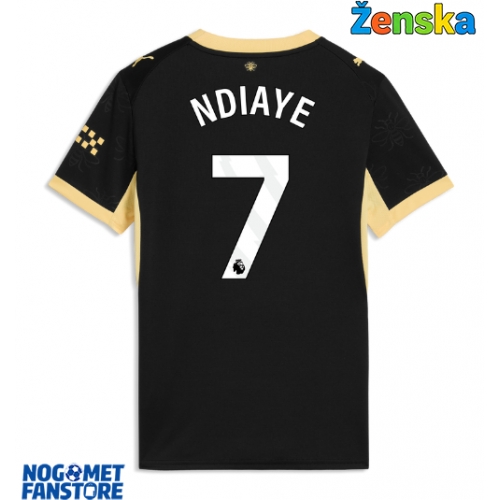 Manchester City Iliman Ndiaye #7 Gostujuci Dres za Ženska 2026-27 Kratak Rukav